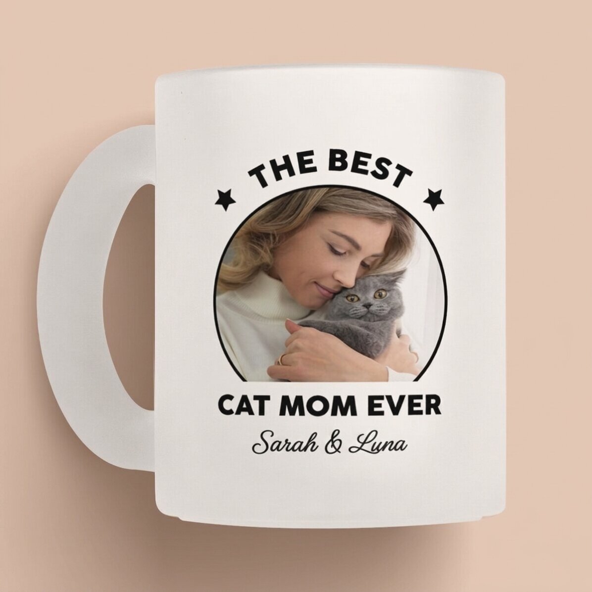 Personalised mug with photo and message - Best