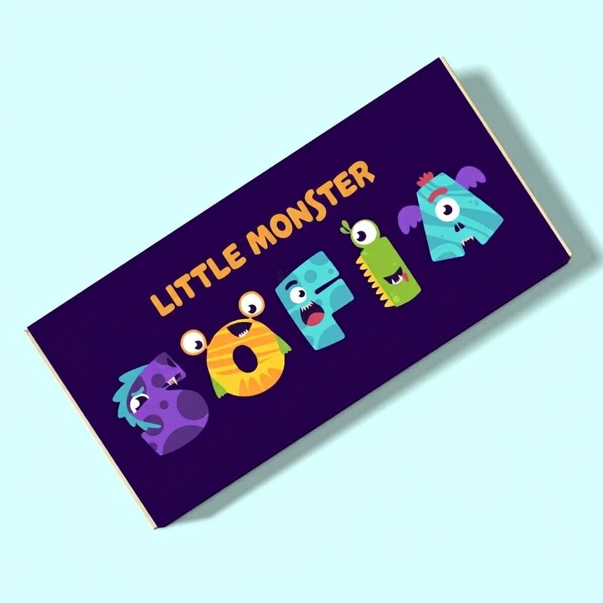 Personalised chocolate with message - Monstrulet