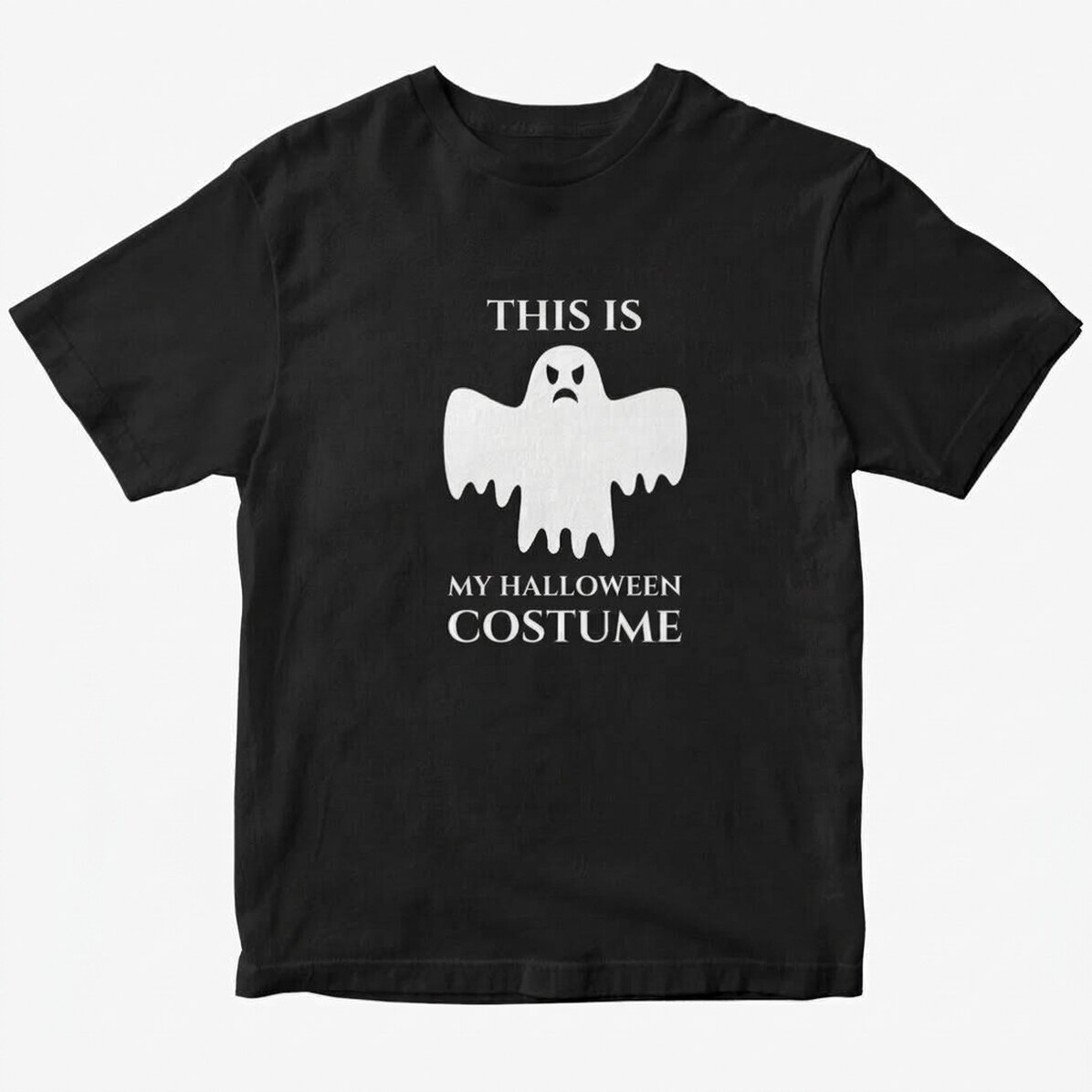 Custom cotton T-shirt with text - Halloween
