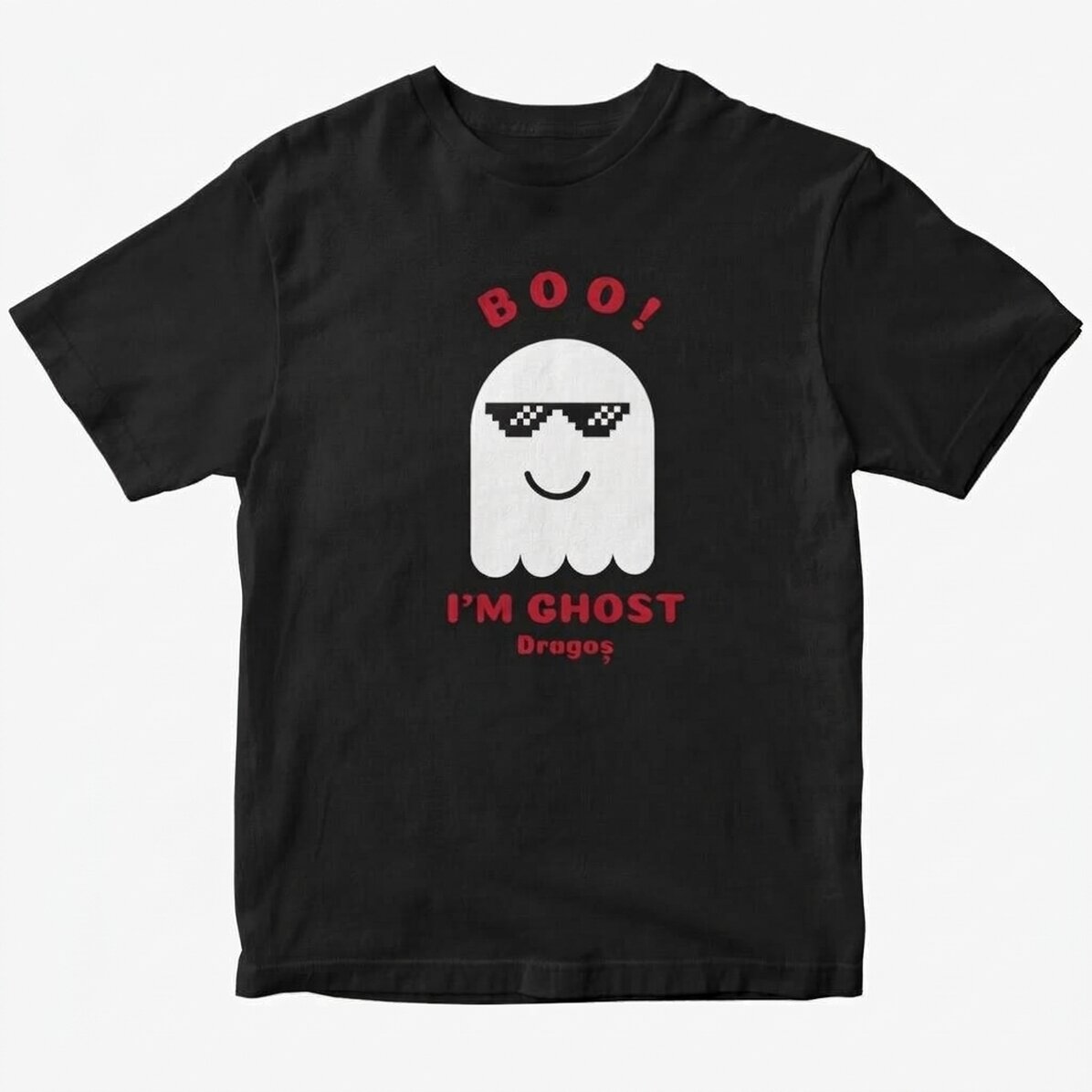 Custom cotton T-shirt with message - Fantoma