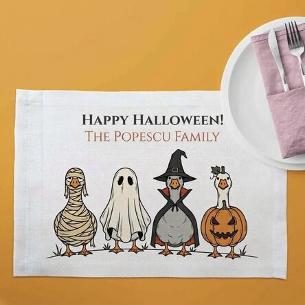 Personalised plate holder with text - Halloween