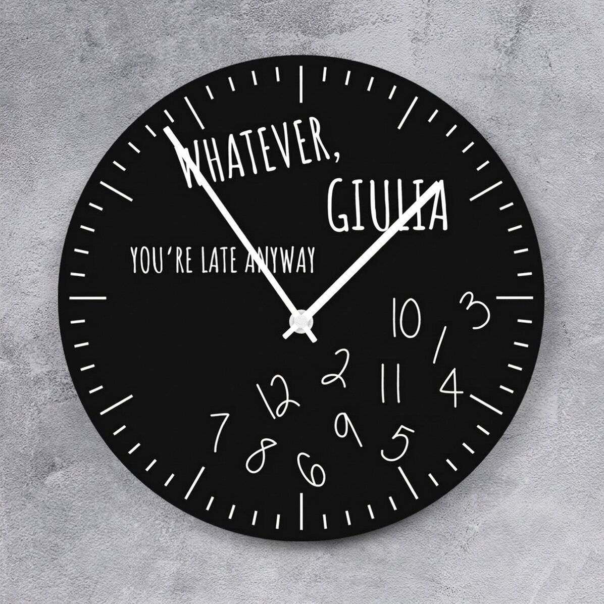 Personalised watch with text - You
