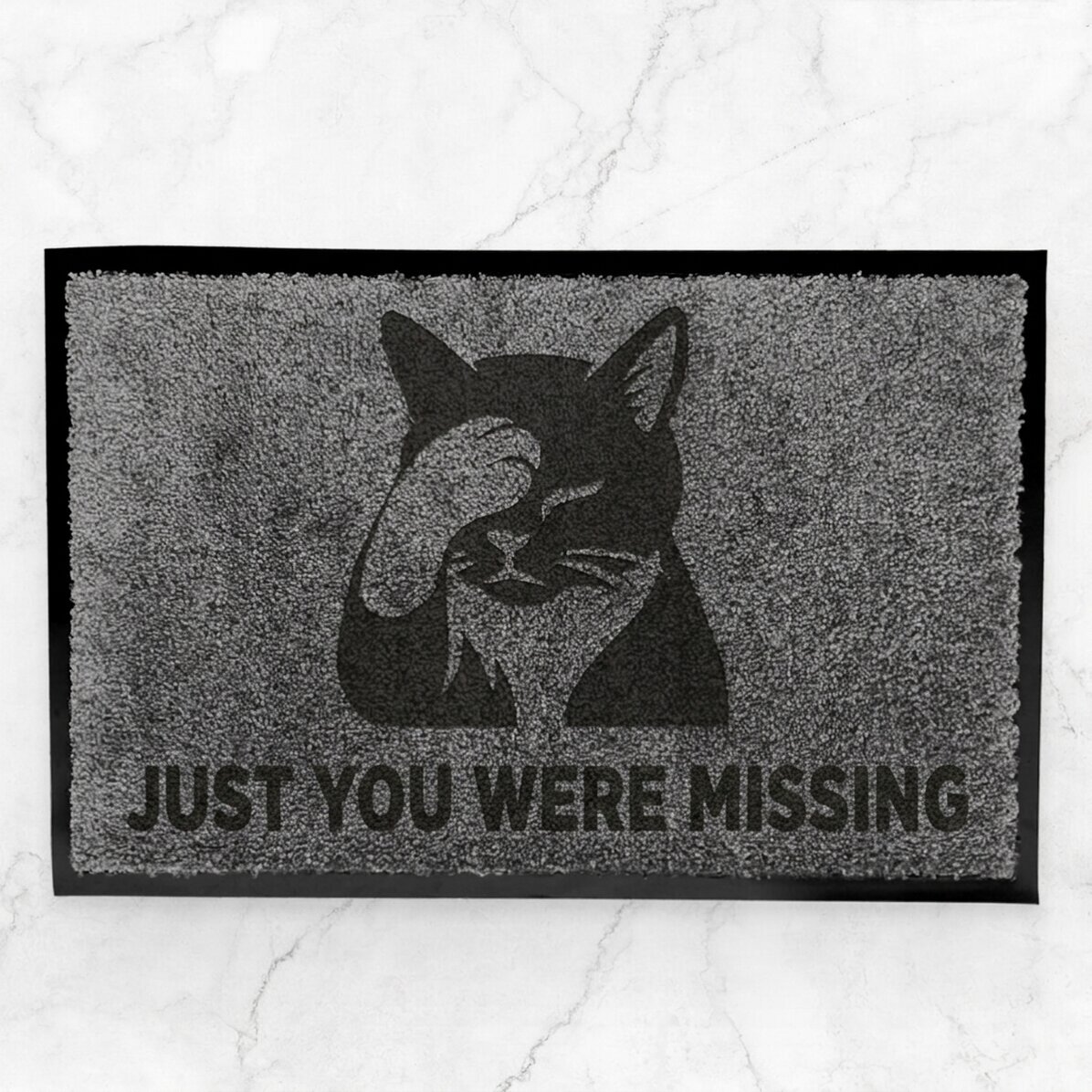 Customised indoor entrance mat - Facepalm