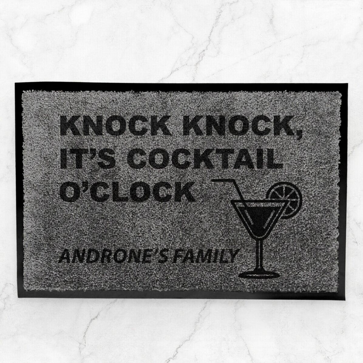 Customised indoor entrance mat - Cocktail o