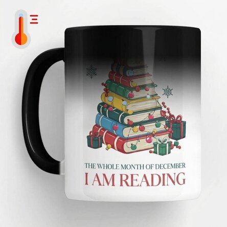 Personalised heat-sensitive mug with name and message - Christmas