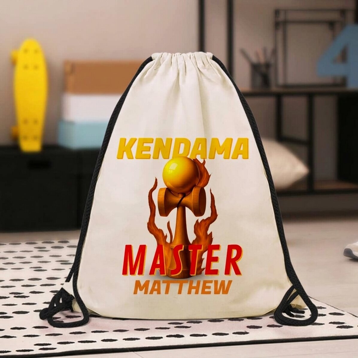 Personalised backpack with name - Kendama Master