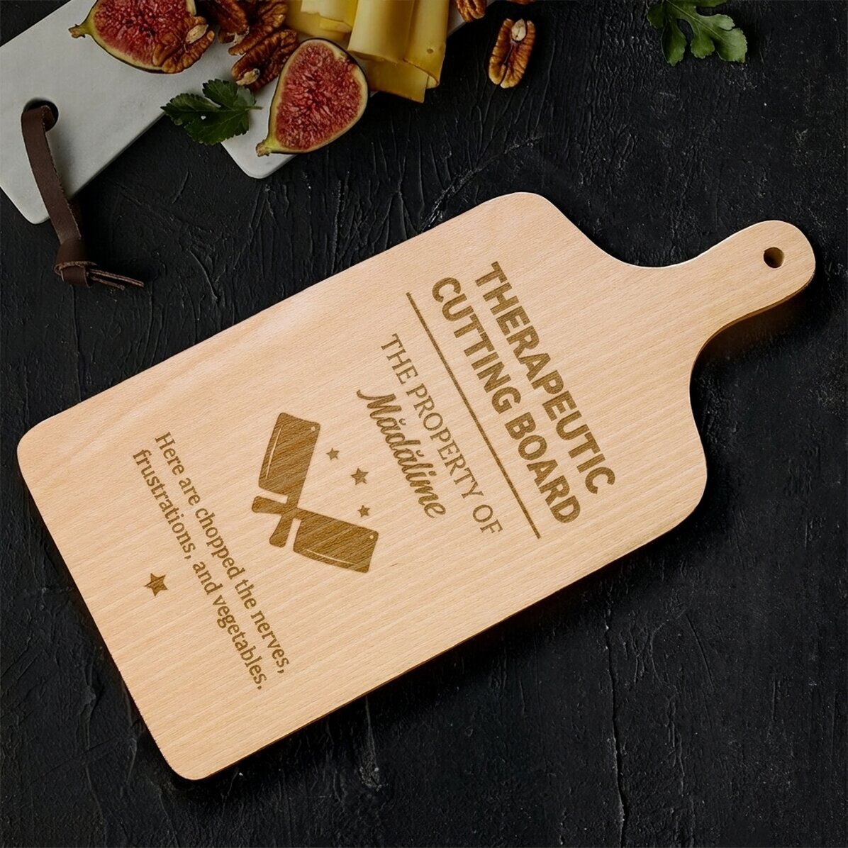Personalised chopper with message - Therapeutic chopper