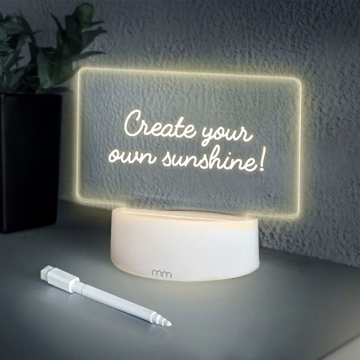 LED night light/illuminated message board