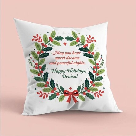 Personalised cushion with message - Sweet dreams