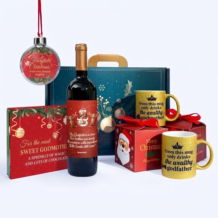 Christmas gift box for your dearest godparents