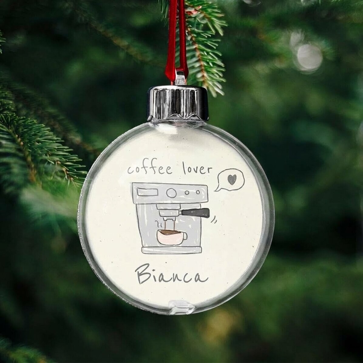 Personalised globe with name - Coffee lover