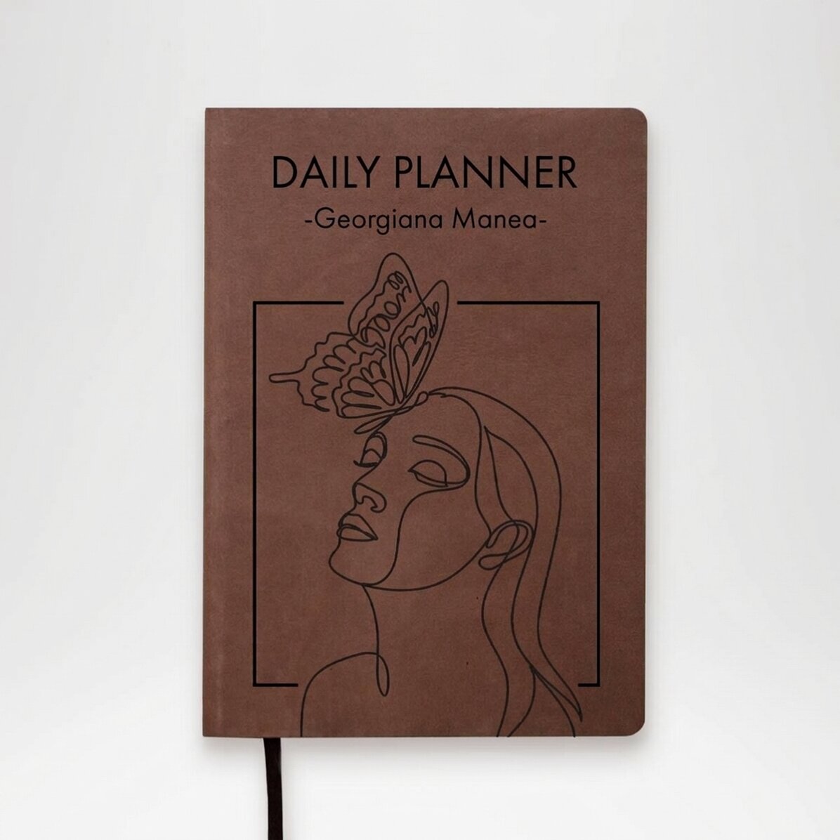 Personalised leather diary with message - Daily Planner