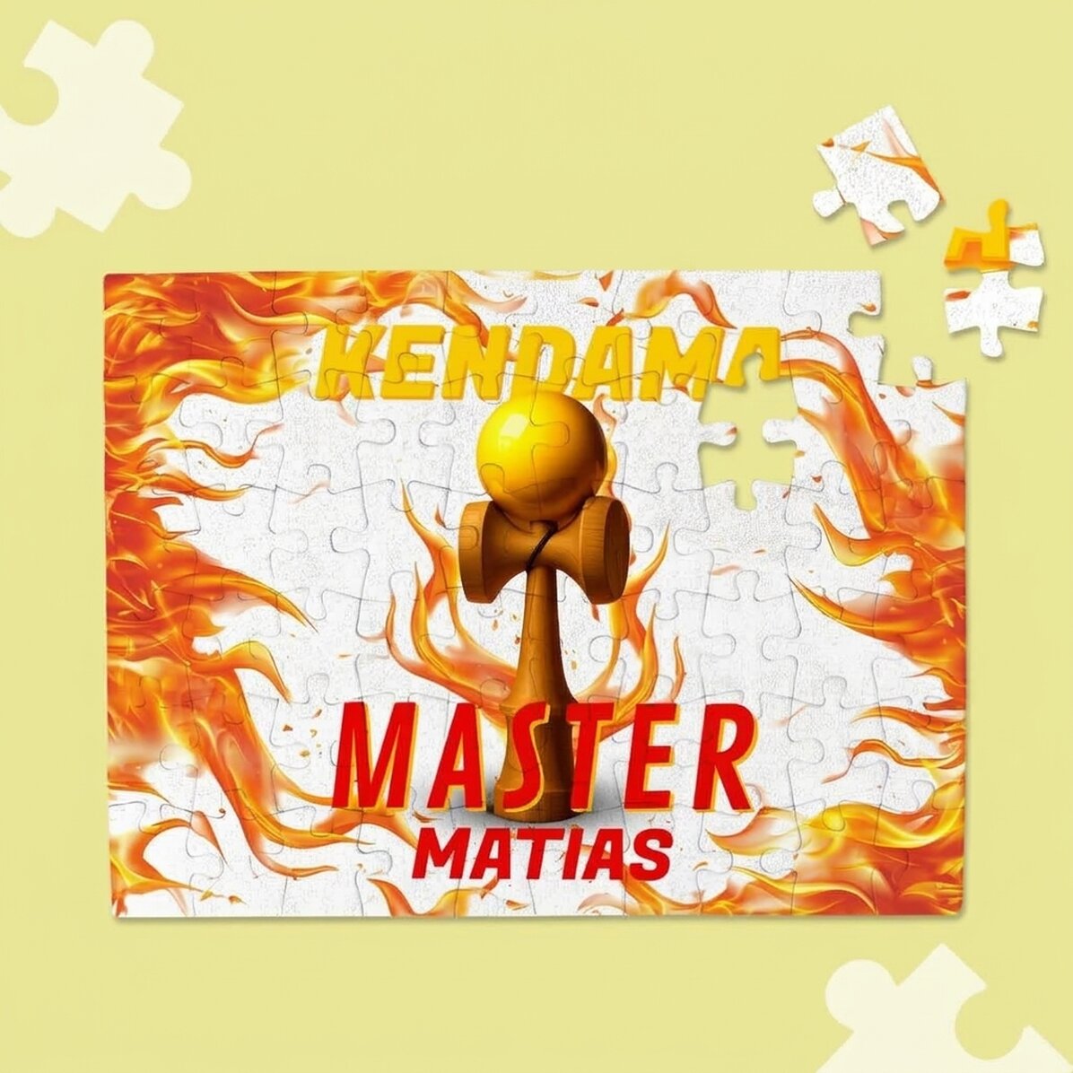 Personalised puzzle for children - Kendama Master
