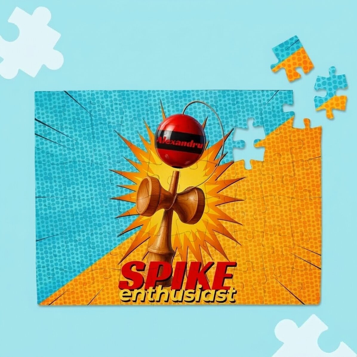 Personalised puzzle for children - Spike Enthusiast