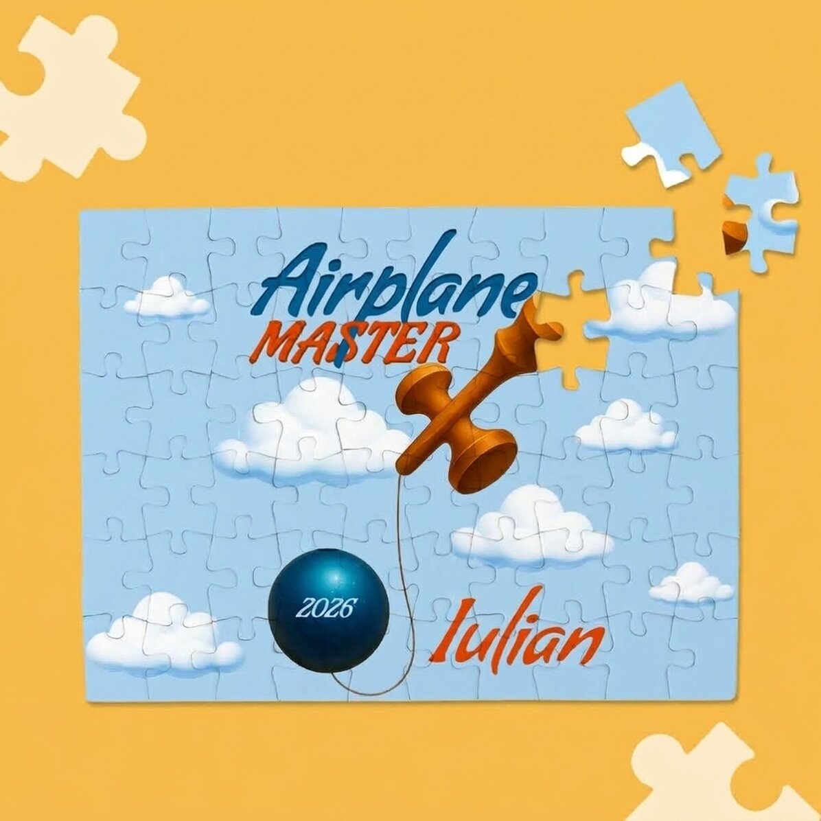 Personalised puzzle for children - Airplane Master