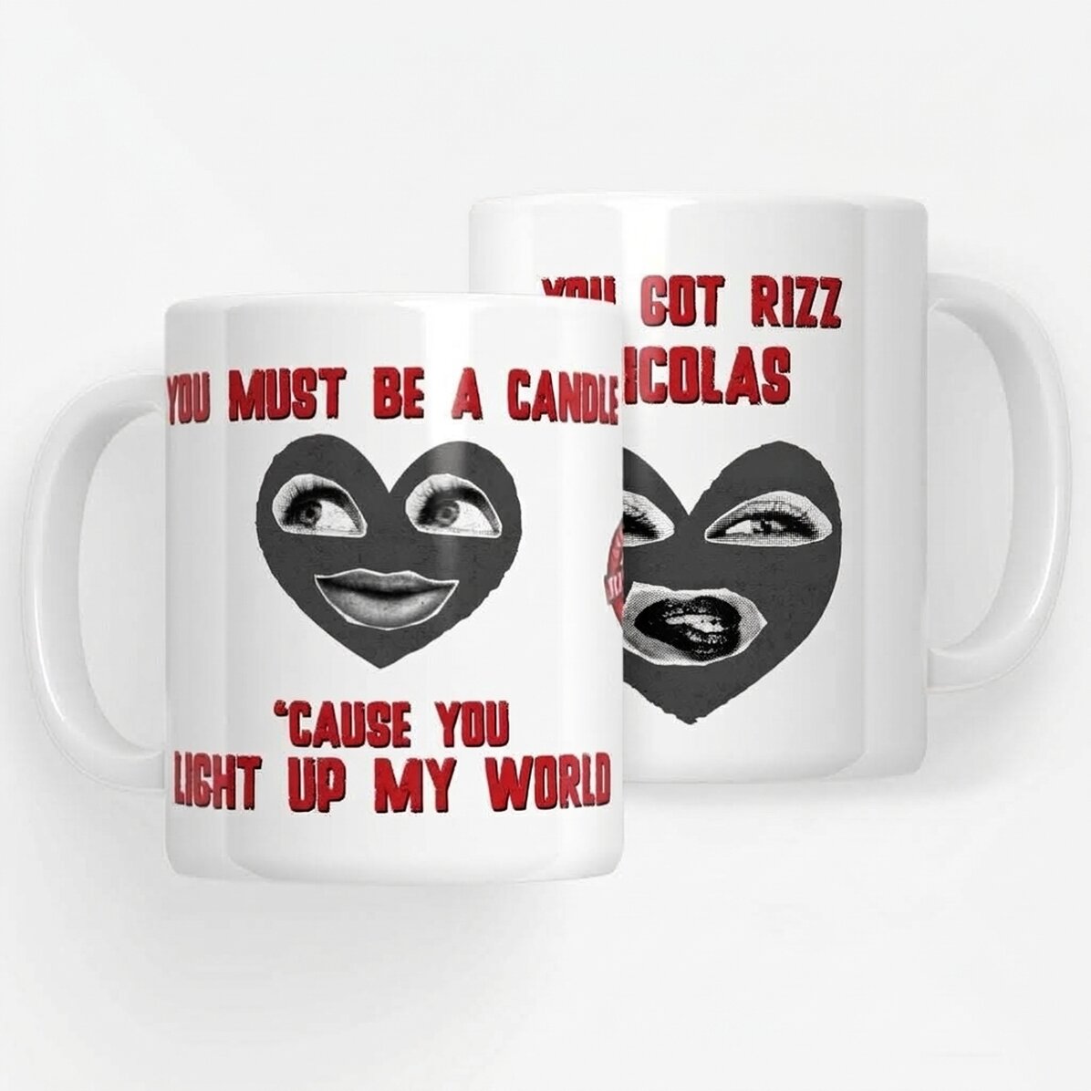 Personalised mug with message - Rizzler Boyfriend