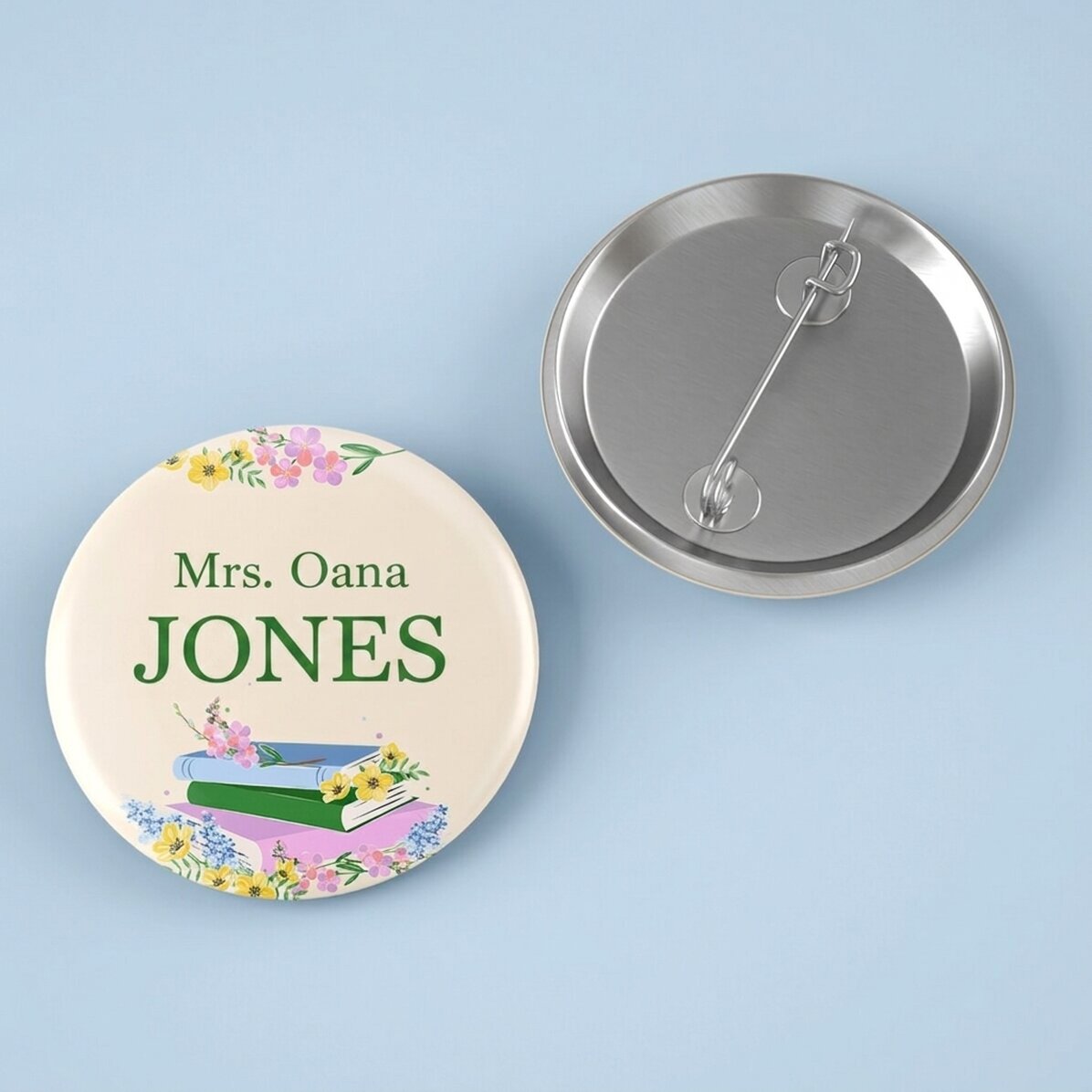 Personalised badge with text - Cards