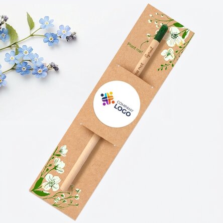 Personalised plantable pencil with logo