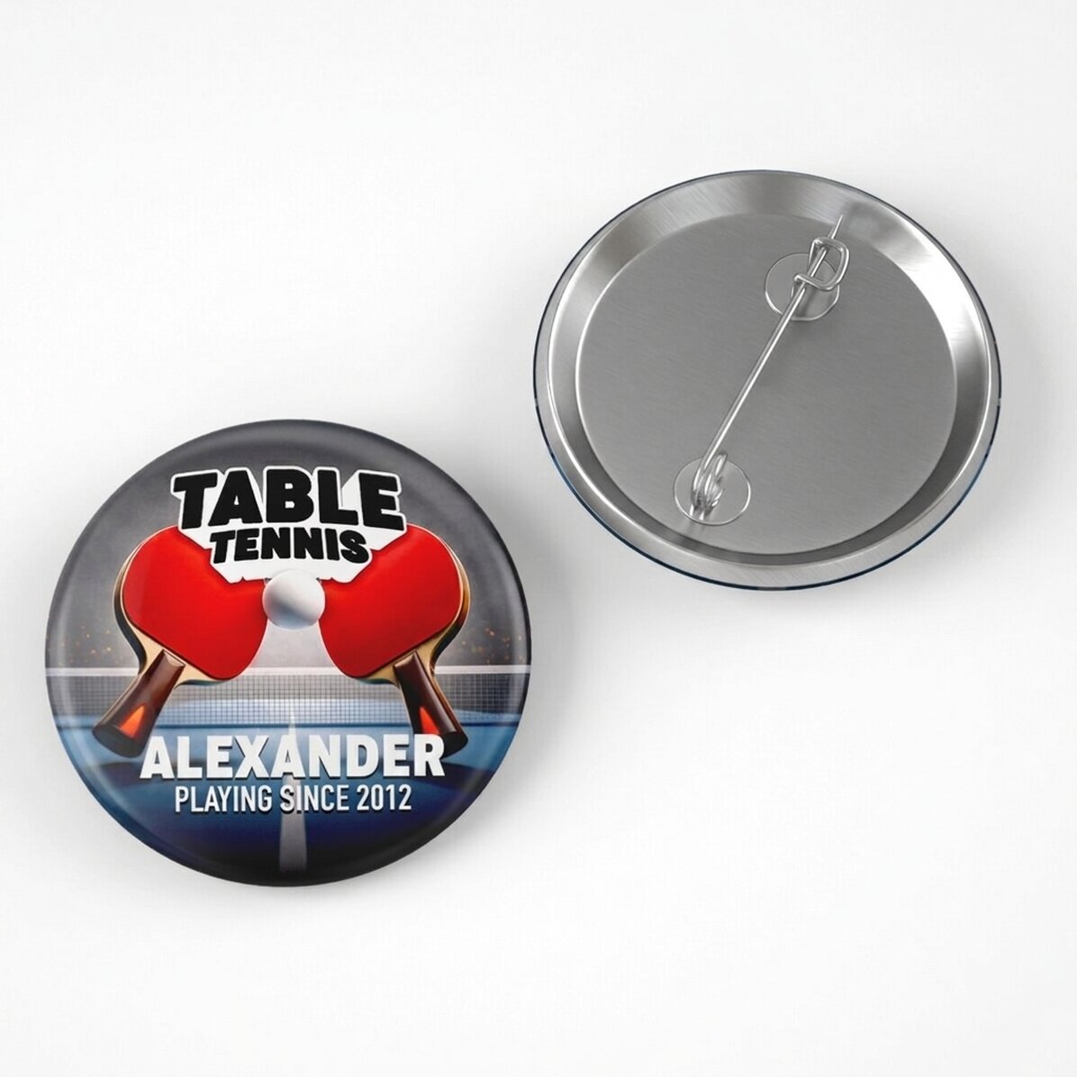 Custom badge with text - Table Tennis