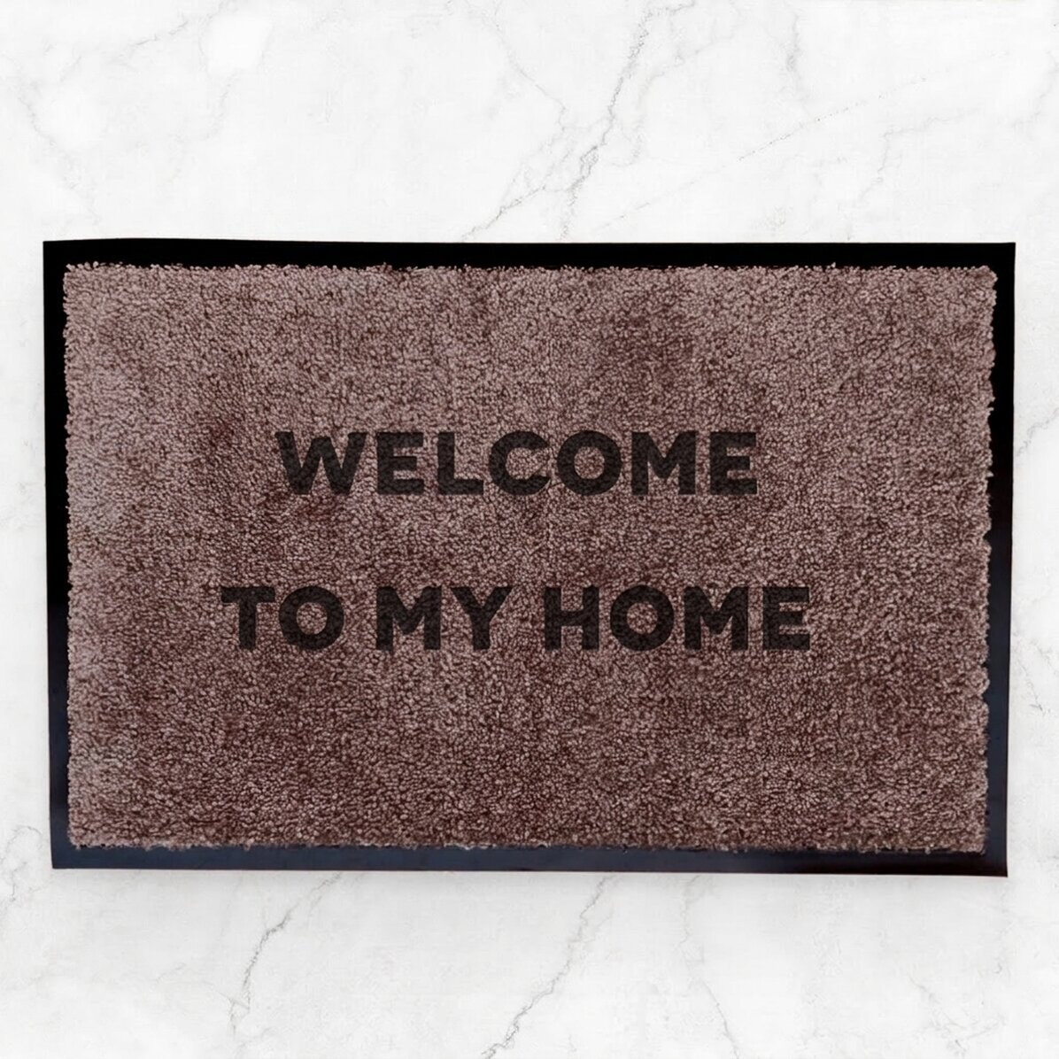 Customised indoor entrance mat - Welcome to my home