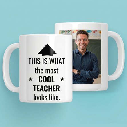 Personalised mug with photo and text - This is what it looks like
