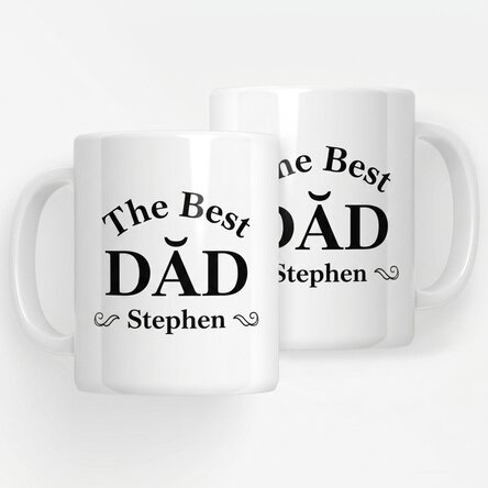 Personalised mug with text – Best Dad
