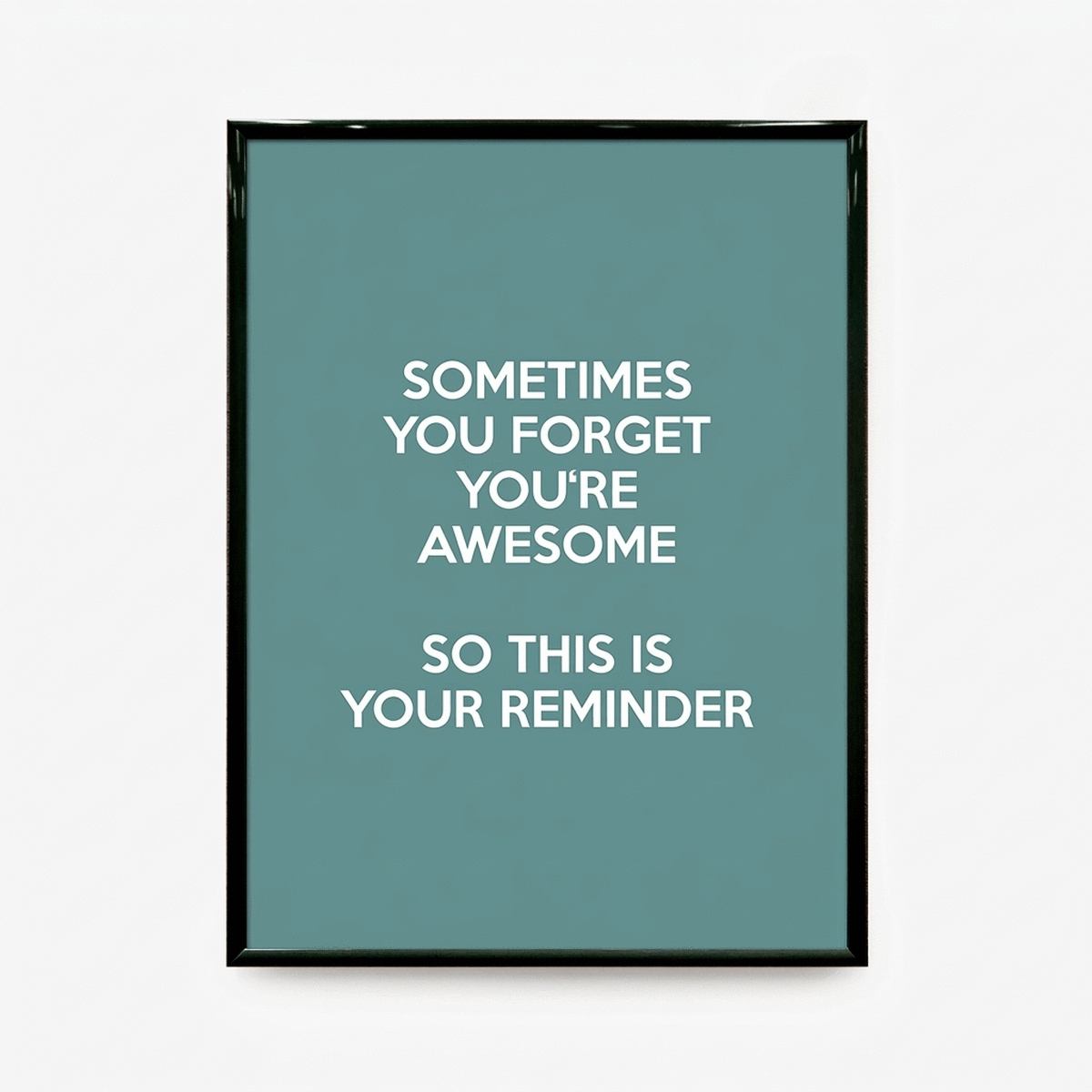 Personalised picture with a message
