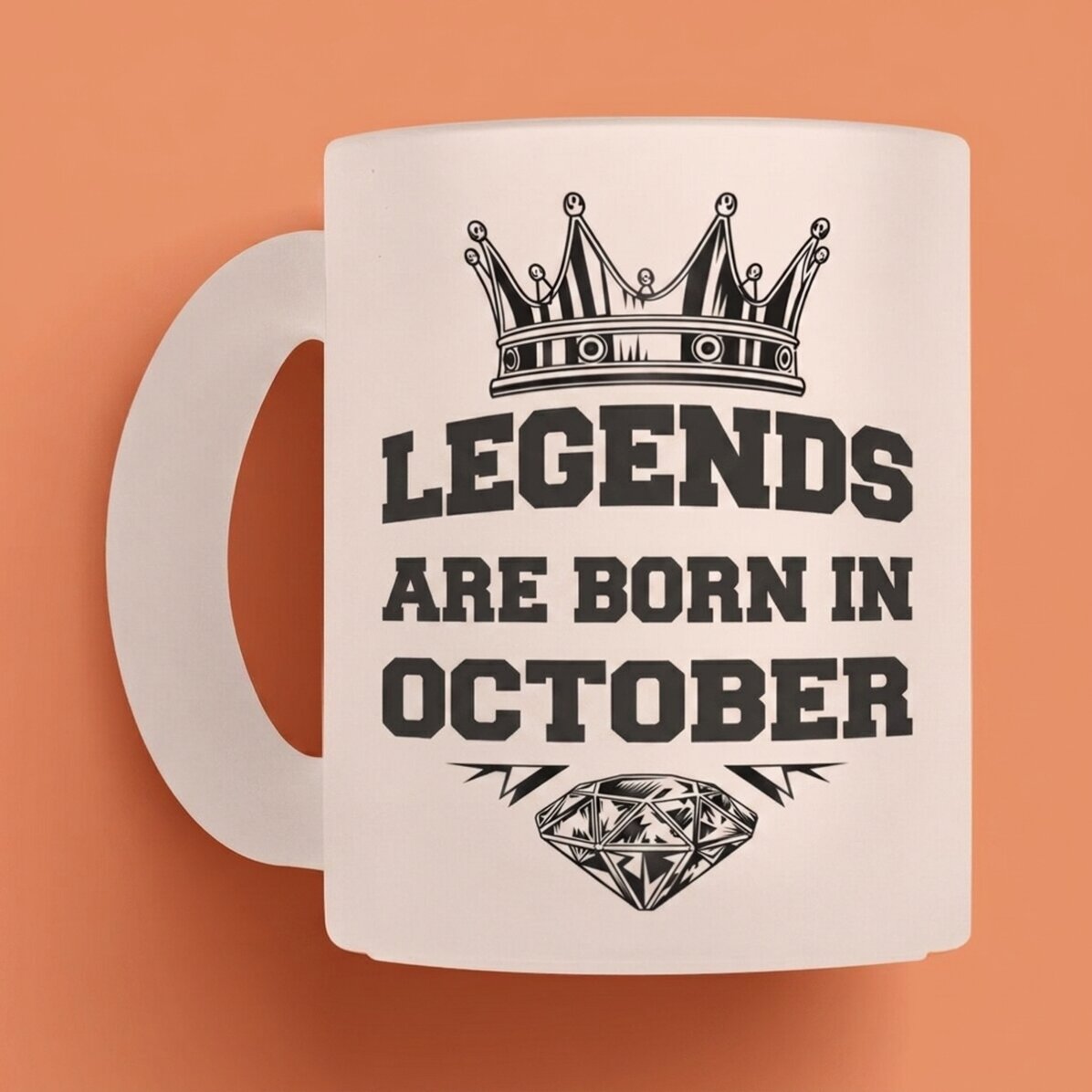 Personalised mug with text - Legends are born in...