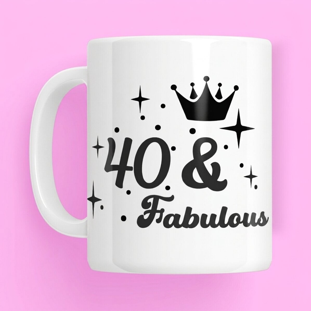Personalised mug with birthday message - Fabuloasa