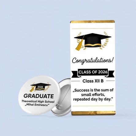 Personalised gift set for graduating classes