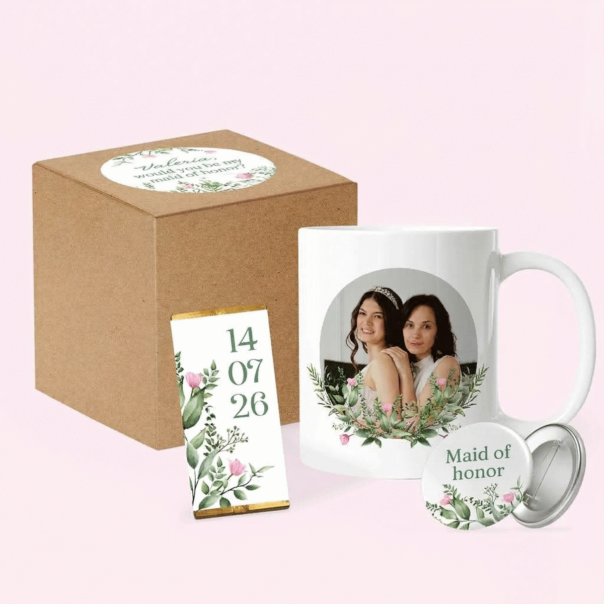 Gift set for bridesmaids