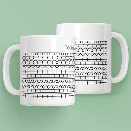 Personalised mug with text – Hidden message