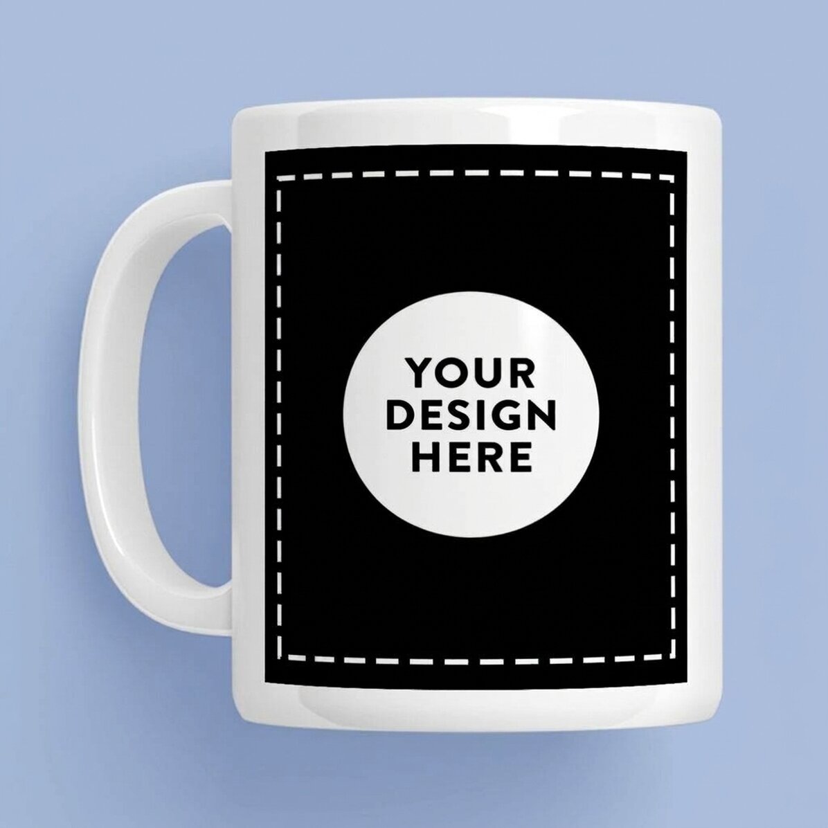 Personalised mug with your design on both sides