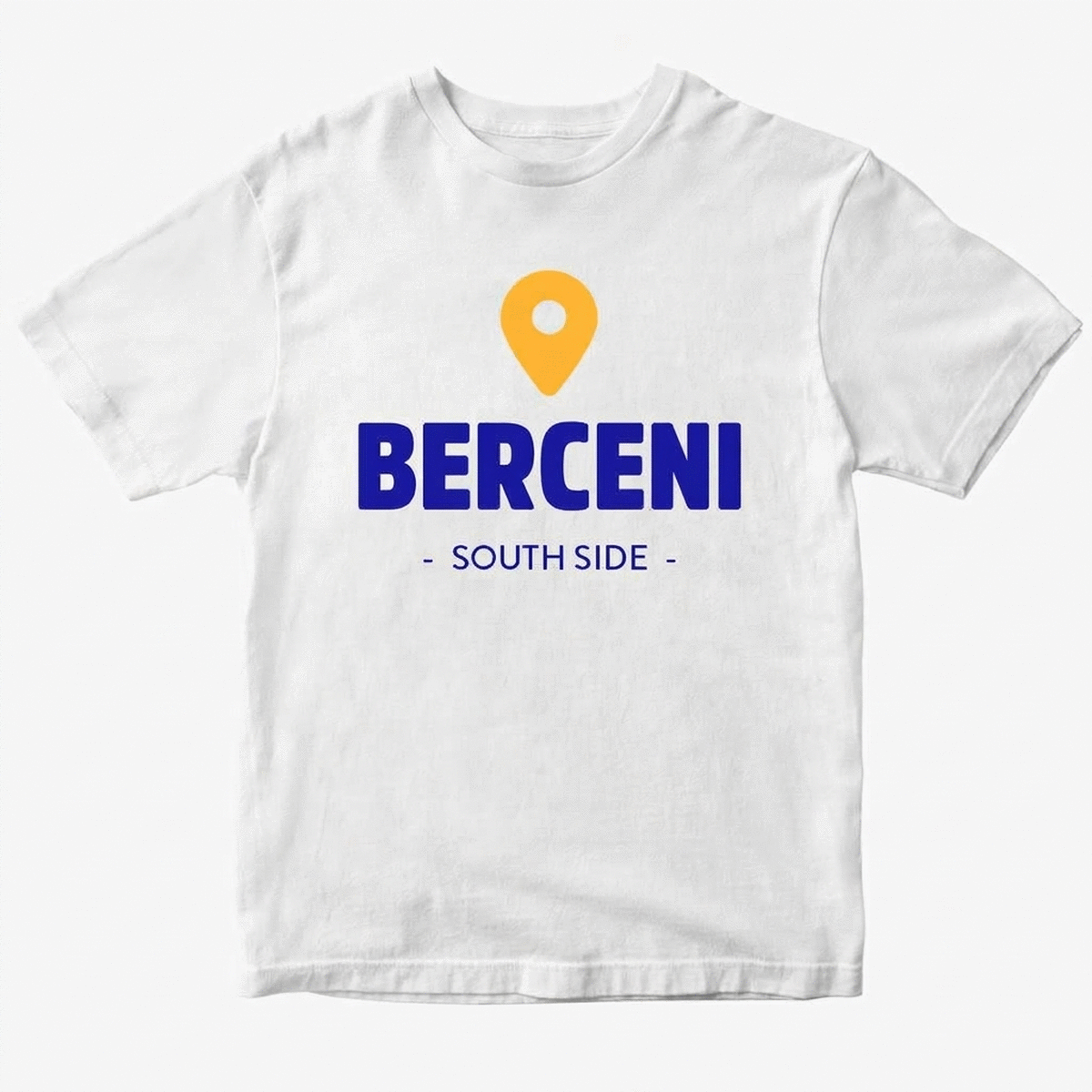 Personalised cotton T-shirt featuring the name of your neighbourhood