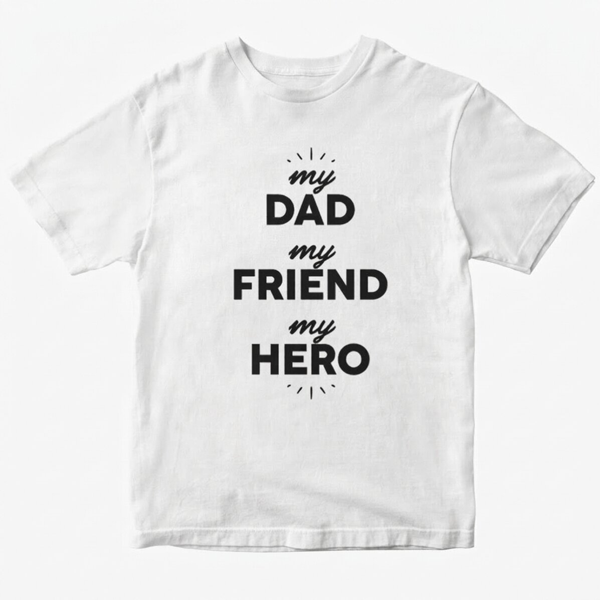 Personalised cotton T-shirt with text - My person