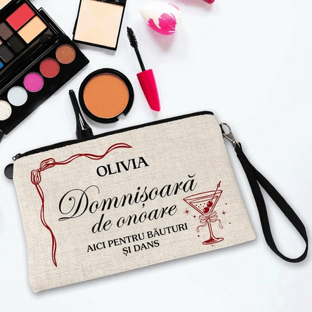 Personalised make-up kit with text - The Bride’s Team
