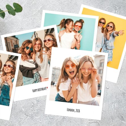 Photo printing – set of 8 Polaroid-style prints, 10x12cm