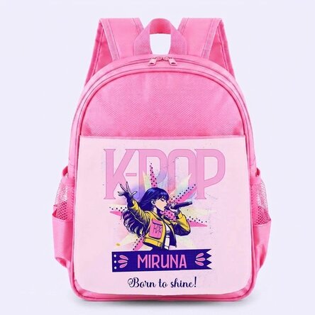 Personalised school bag with text – K-pop