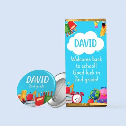 Personalised gift set for children – Welcome back to school