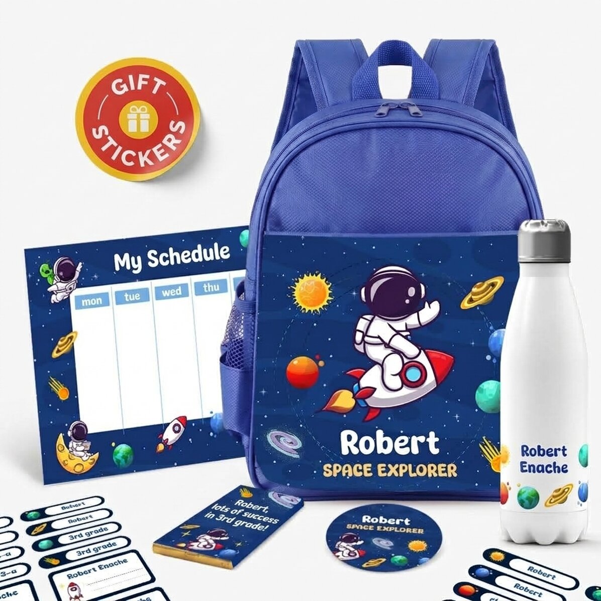 Personalised school set – Space Explorer