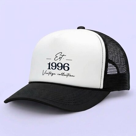 Personalised cap with text – Vintage collection