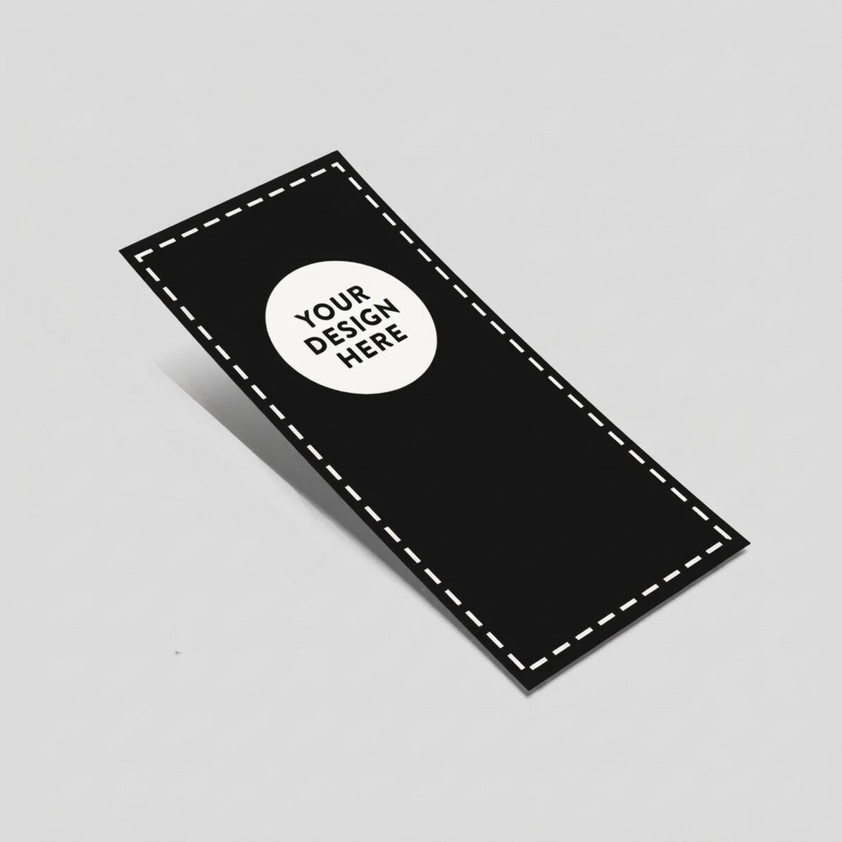 A4 1/3 flyer – 96x201 mm – customised with your own graphics