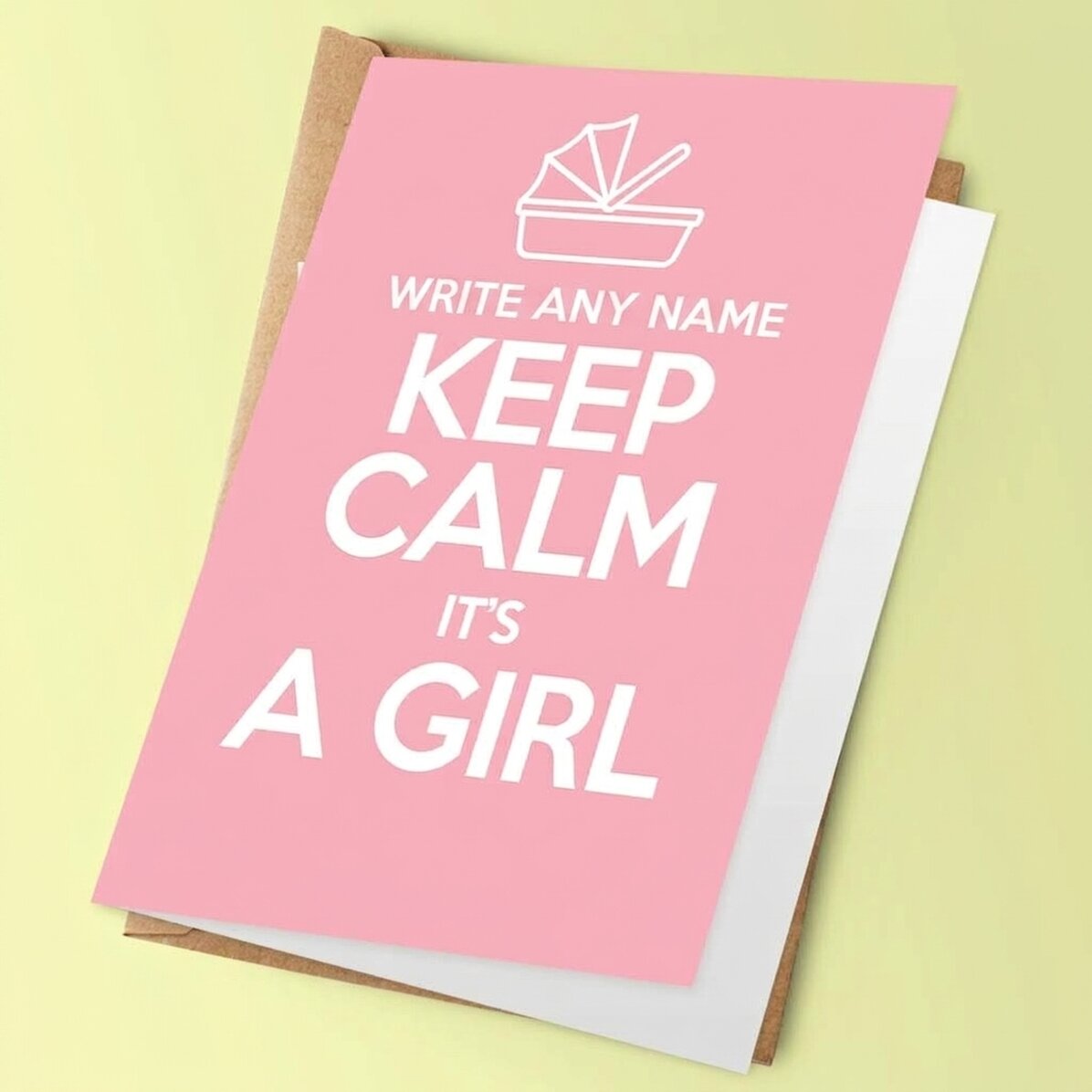 Personalised card - KEEP CALM IT