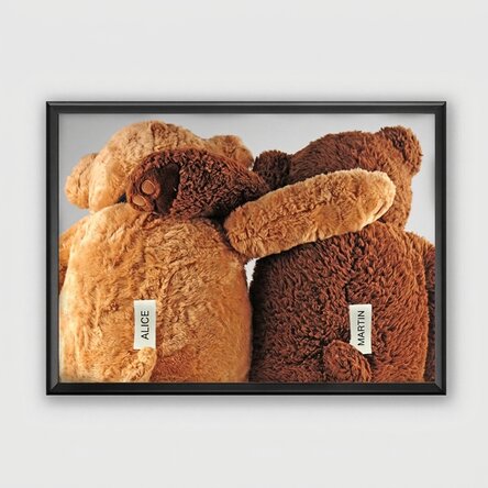 Personalised painting - teddy bears