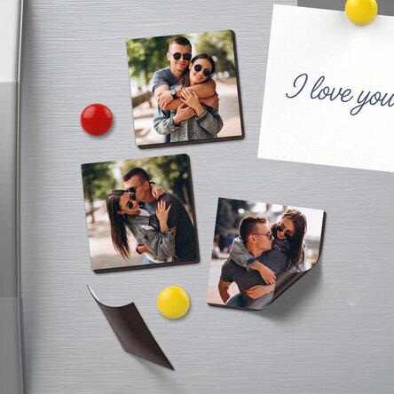 Photo Magnets - set of 12 pieces, 6x6cm