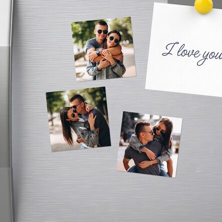 Photo Magnets - set of 12 pieces, 6x6cm