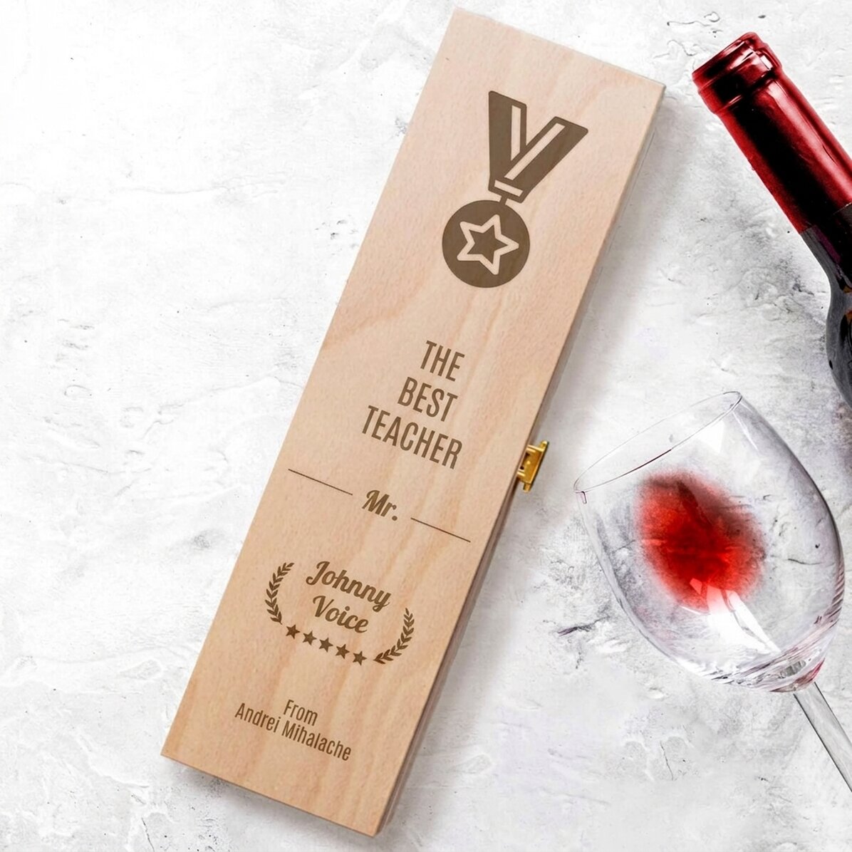 Personalised wine box - The most...