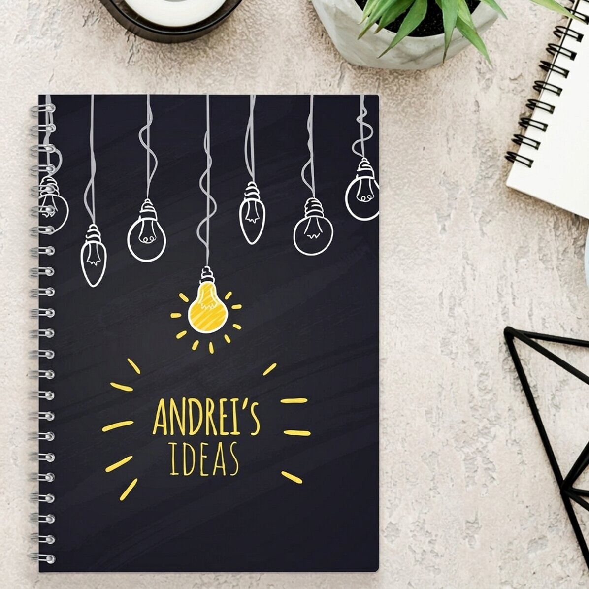Personalised notebook - Bright Ideas