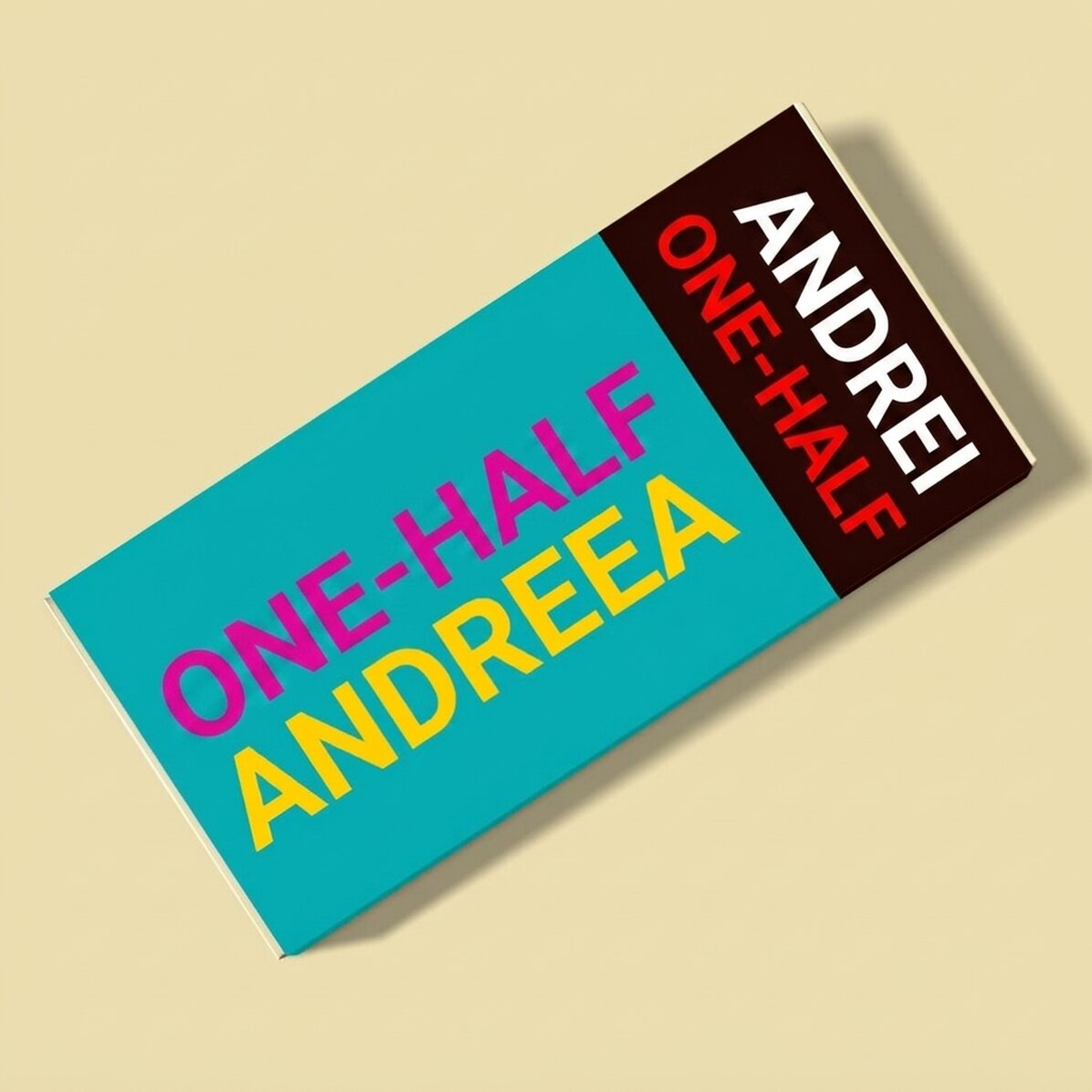 Personalised chocolate - half