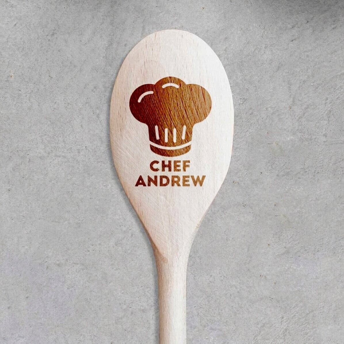 Personalised wooden spoon - Chef